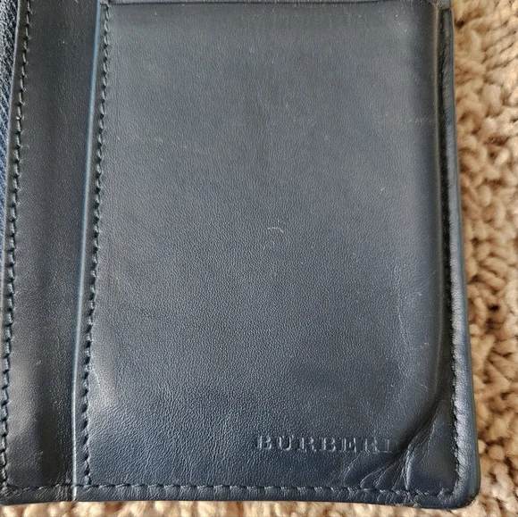 Burberry Blue Leather Wallet - Picture 9 of 11
